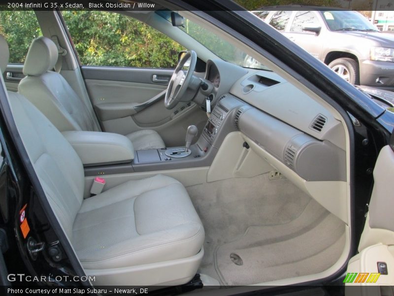 Black Obsidian / Willow 2004 Infiniti G 35 x Sedan