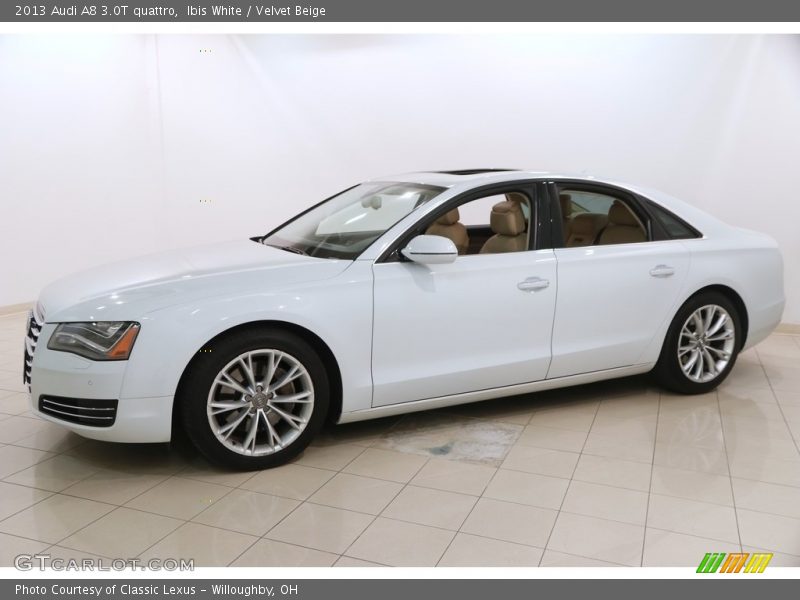Ibis White / Velvet Beige 2013 Audi A8 3.0T quattro