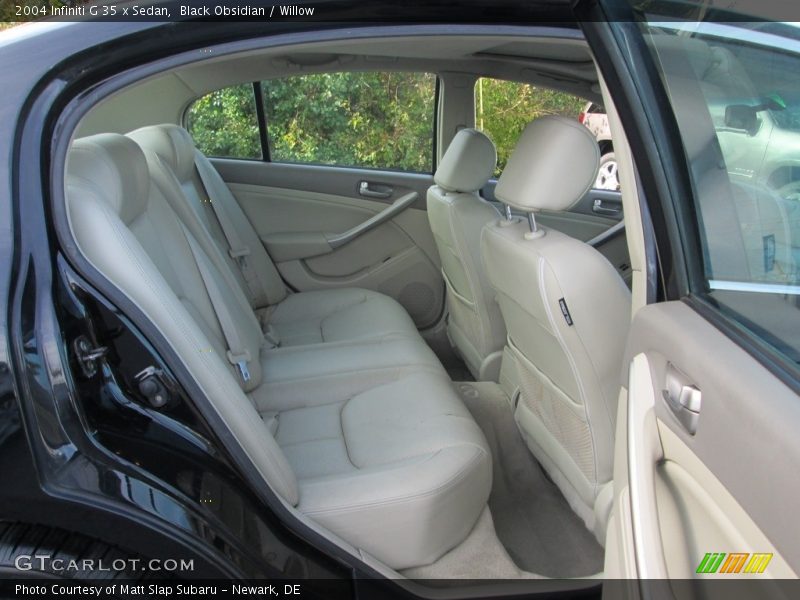 Black Obsidian / Willow 2004 Infiniti G 35 x Sedan