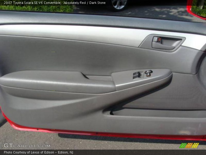 Absolutely Red / Dark Stone 2007 Toyota Solara SE V6 Convertible