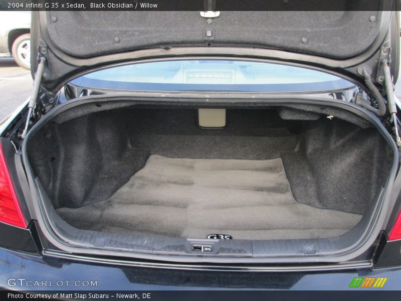 Black Obsidian / Willow 2004 Infiniti G 35 x Sedan