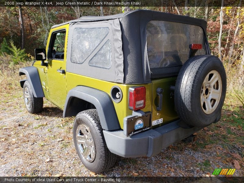 Jeep Green Metallic / Dark Khaki/Medium Khaki 2008 Jeep Wrangler X 4x4