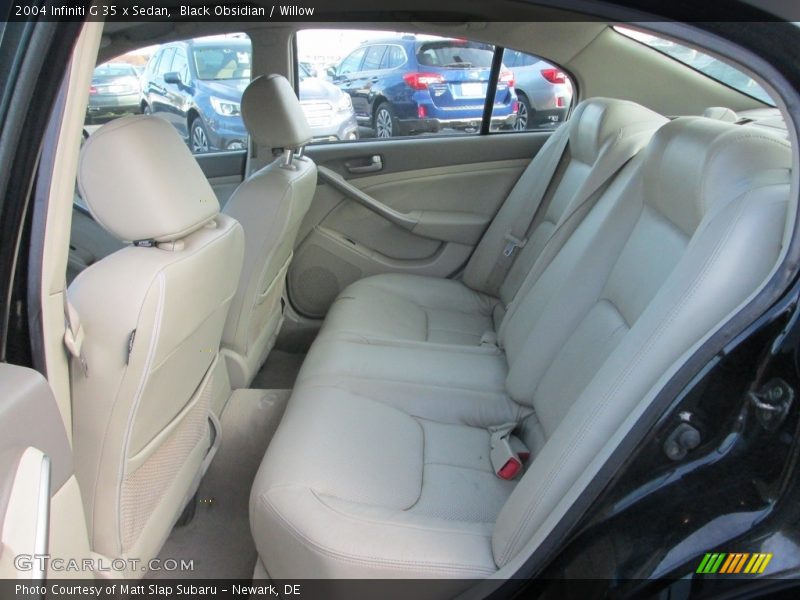 Black Obsidian / Willow 2004 Infiniti G 35 x Sedan