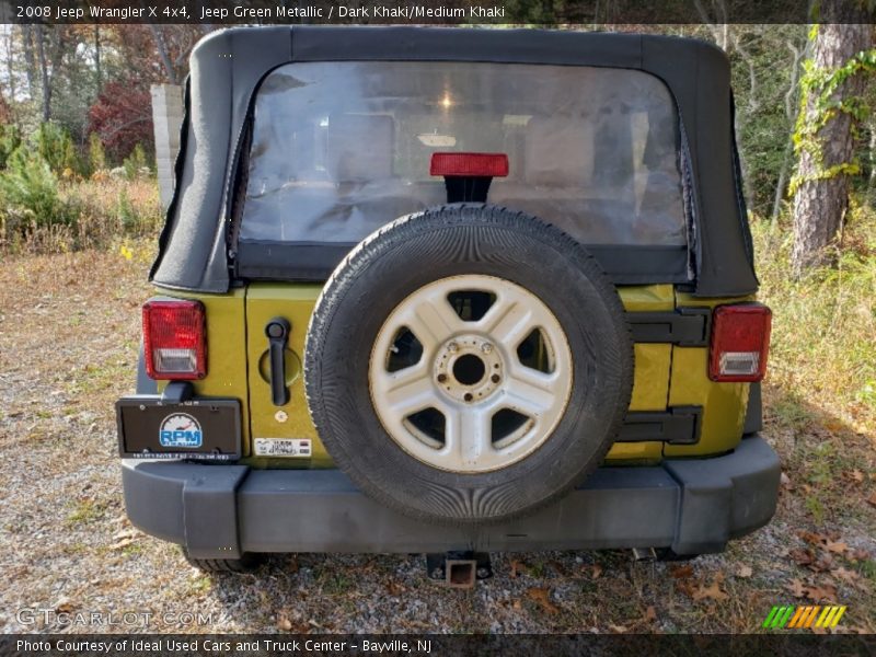 Jeep Green Metallic / Dark Khaki/Medium Khaki 2008 Jeep Wrangler X 4x4