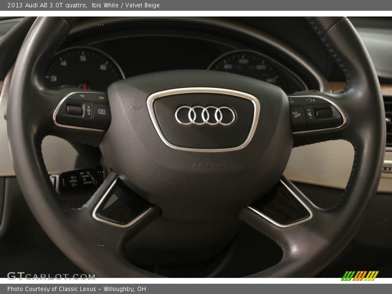 Ibis White / Velvet Beige 2013 Audi A8 3.0T quattro