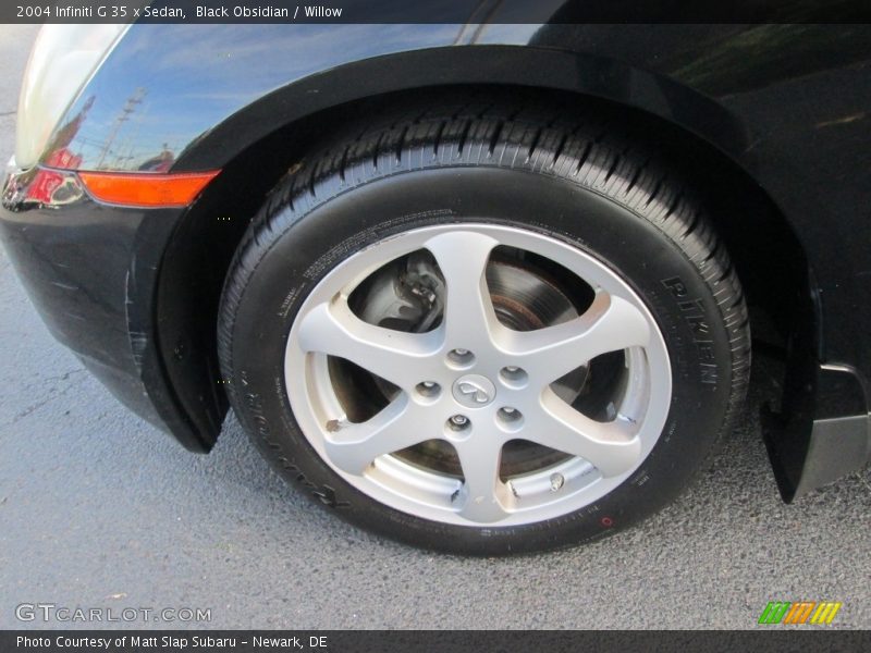 Black Obsidian / Willow 2004 Infiniti G 35 x Sedan
