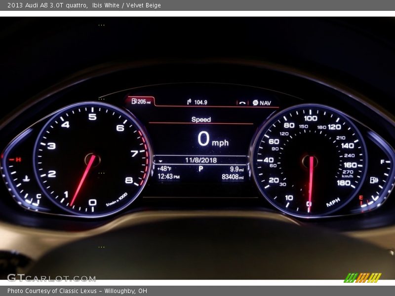 Ibis White / Velvet Beige 2013 Audi A8 3.0T quattro