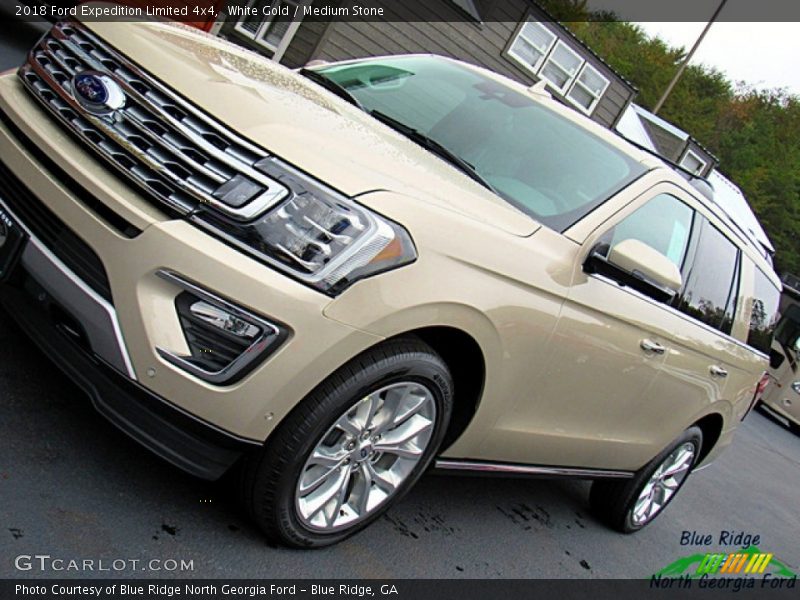 White Gold / Medium Stone 2018 Ford Expedition Limited 4x4