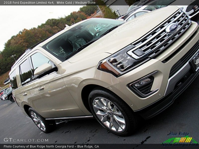 White Gold / Medium Stone 2018 Ford Expedition Limited 4x4