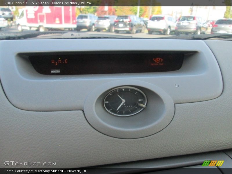 Black Obsidian / Willow 2004 Infiniti G 35 x Sedan