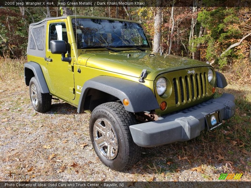 Jeep Green Metallic / Dark Khaki/Medium Khaki 2008 Jeep Wrangler X 4x4