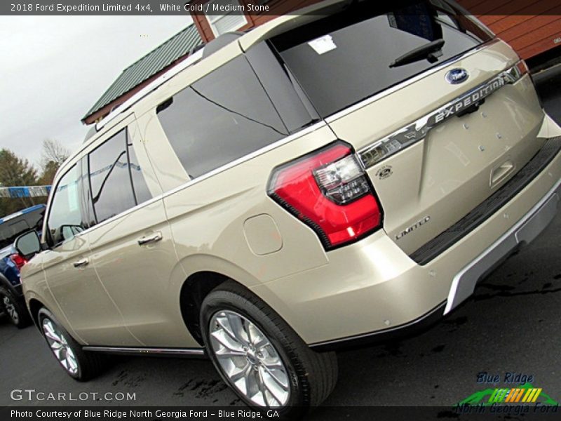 White Gold / Medium Stone 2018 Ford Expedition Limited 4x4