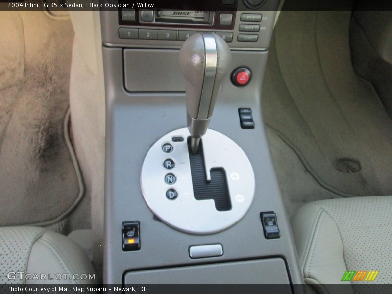 Black Obsidian / Willow 2004 Infiniti G 35 x Sedan
