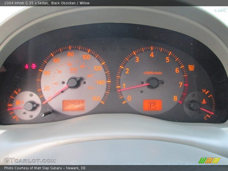 Black Obsidian / Willow 2004 Infiniti G 35 x Sedan