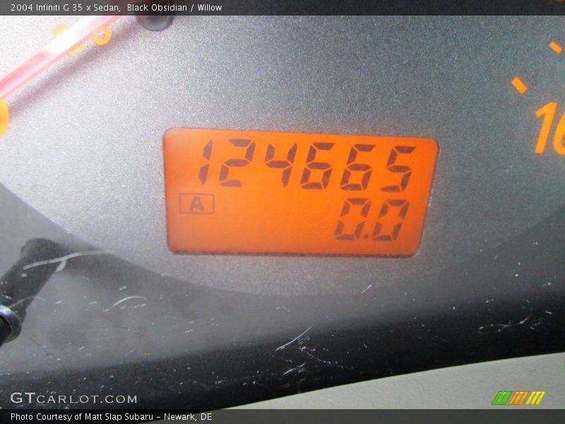 Black Obsidian / Willow 2004 Infiniti G 35 x Sedan