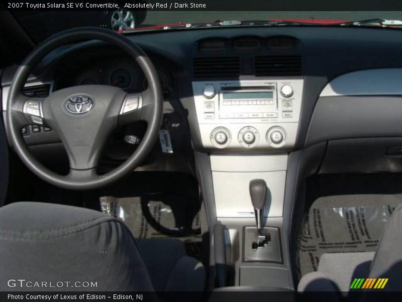 Absolutely Red / Dark Stone 2007 Toyota Solara SE V6 Convertible