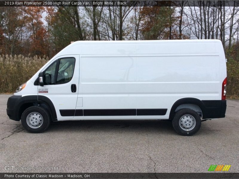  2019 ProMaster 2500 High Roof Cargo Van Bright White
