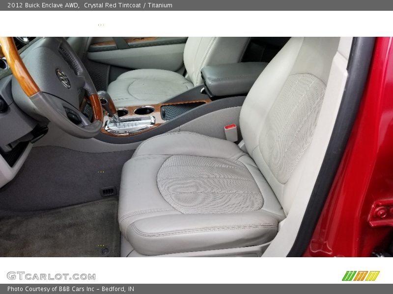 Crystal Red Tintcoat / Titanium 2012 Buick Enclave AWD
