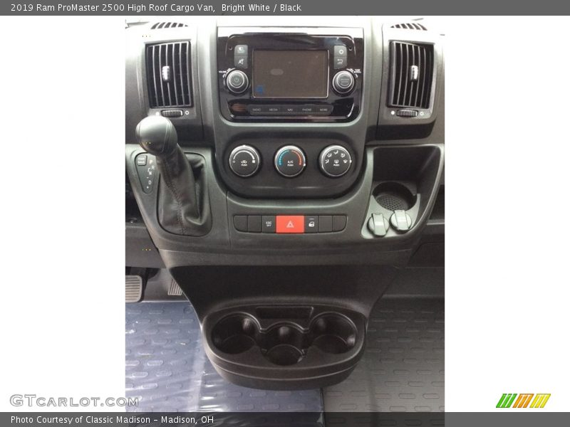 Controls of 2019 ProMaster 2500 High Roof Cargo Van