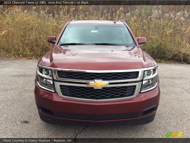 Siren Red Tintcoat / Jet Black 2019 Chevrolet Tahoe LS 4WD