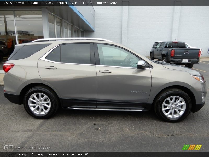 Pepperdust Metallic / Medium Ash Gray 2019 Chevrolet Equinox LT AWD