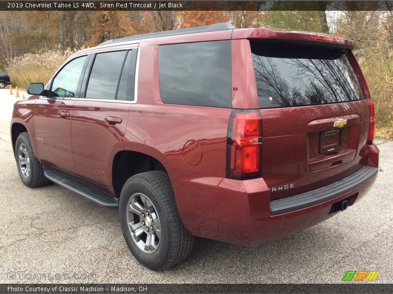 Siren Red Tintcoat / Jet Black 2019 Chevrolet Tahoe LS 4WD