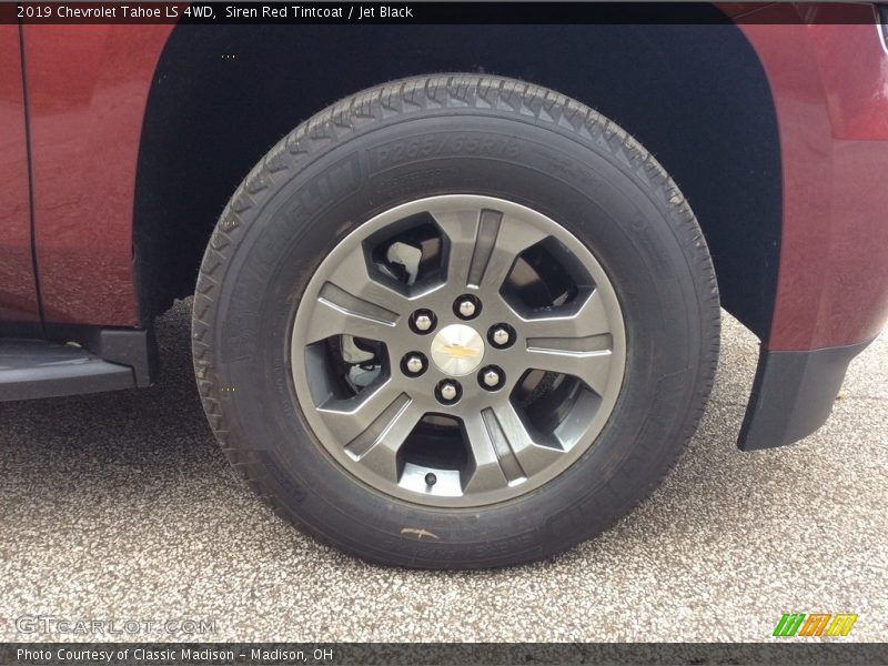 Siren Red Tintcoat / Jet Black 2019 Chevrolet Tahoe LS 4WD