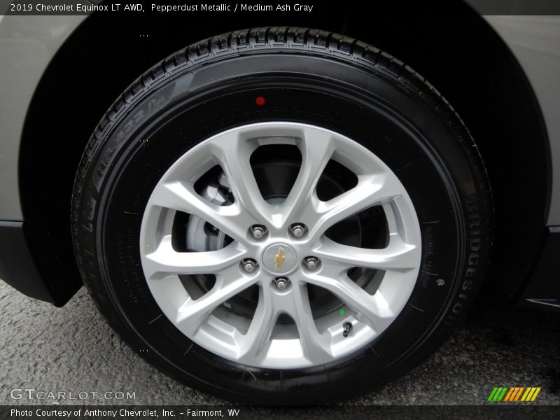 Pepperdust Metallic / Medium Ash Gray 2019 Chevrolet Equinox LT AWD