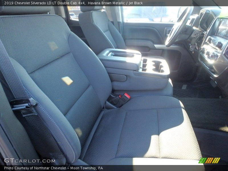 Havana Brown Metallic / Jet Black 2019 Chevrolet Silverado LD LT Double Cab 4x4
