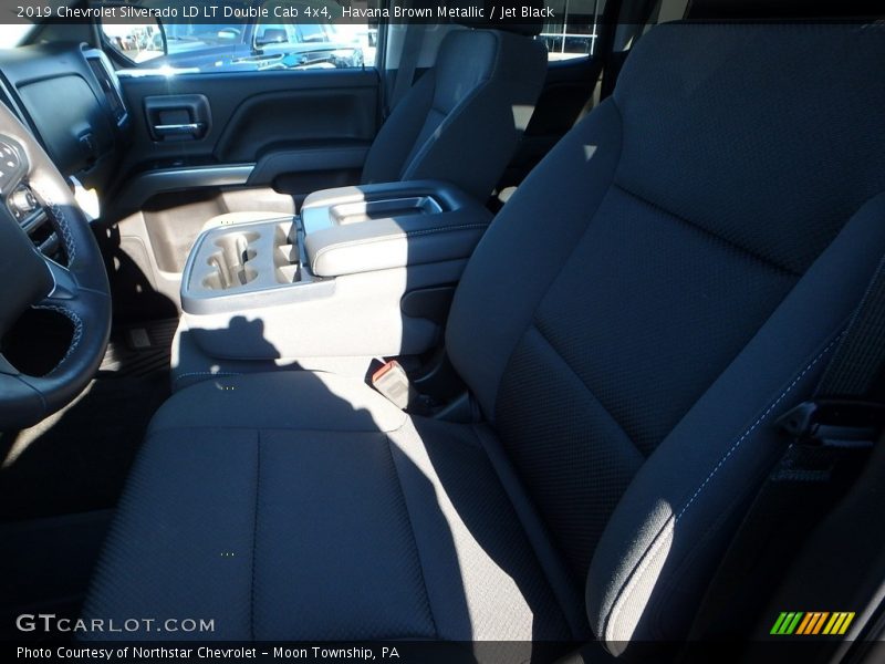Havana Brown Metallic / Jet Black 2019 Chevrolet Silverado LD LT Double Cab 4x4