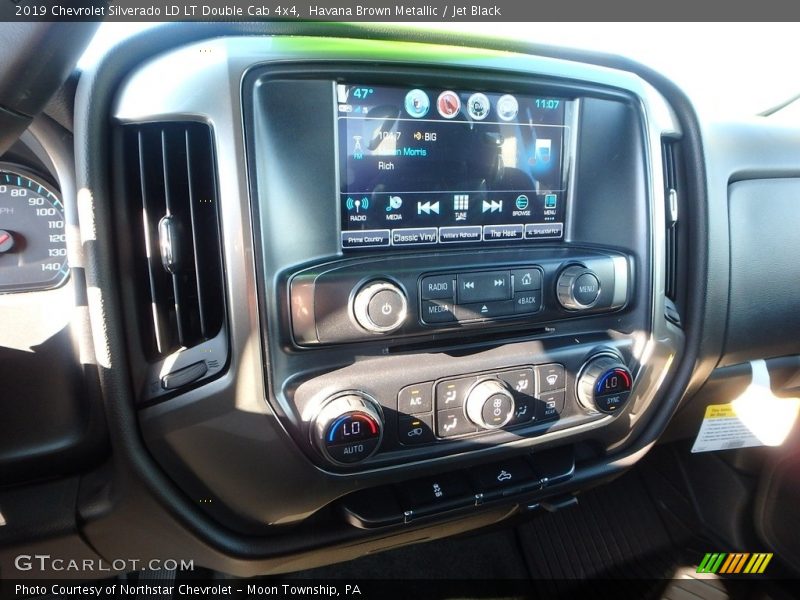 Havana Brown Metallic / Jet Black 2019 Chevrolet Silverado LD LT Double Cab 4x4