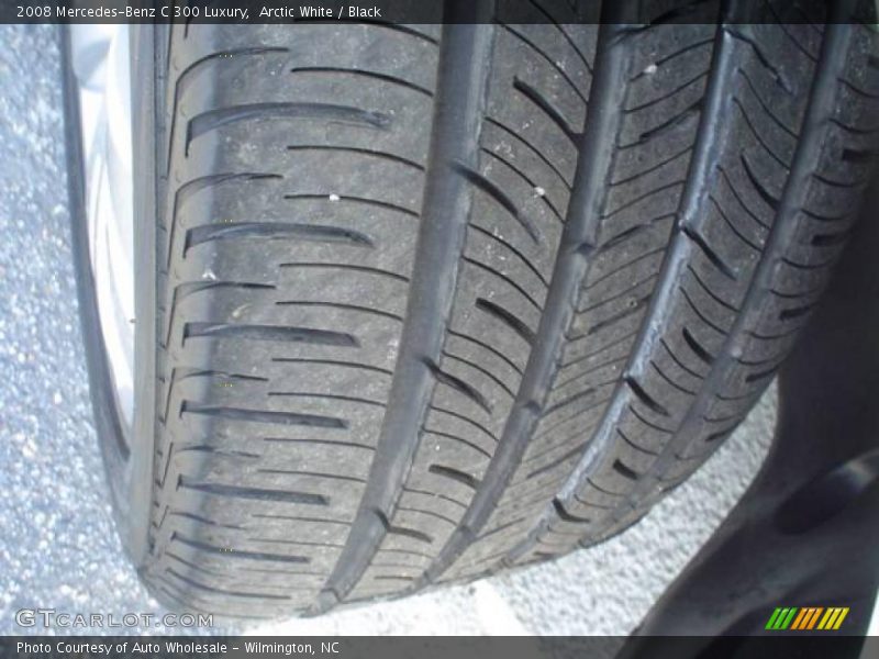 Arctic White / Black 2008 Mercedes-Benz C 300 Luxury