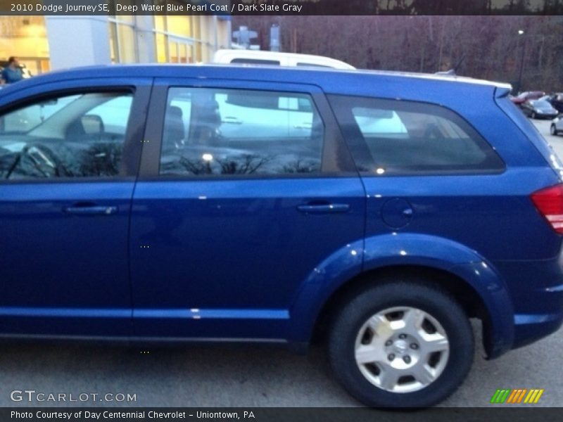 Deep Water Blue Pearl Coat / Dark Slate Gray 2010 Dodge Journey SE