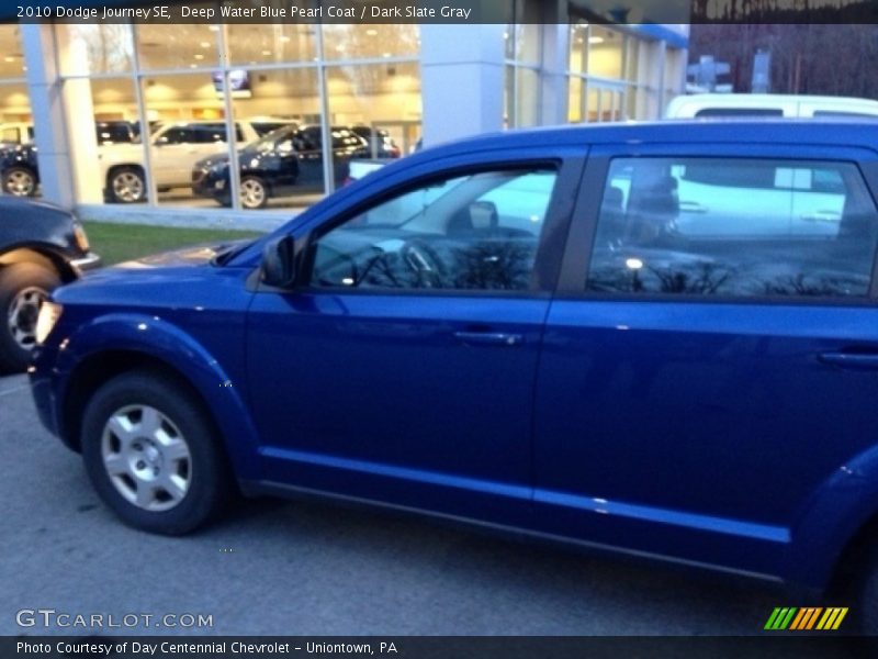 Deep Water Blue Pearl Coat / Dark Slate Gray 2010 Dodge Journey SE