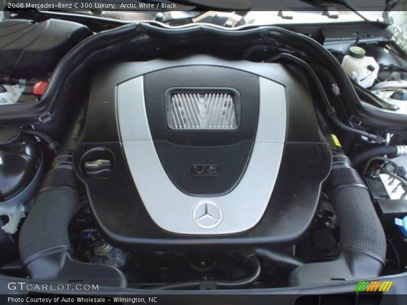 Arctic White / Black 2008 Mercedes-Benz C 300 Luxury