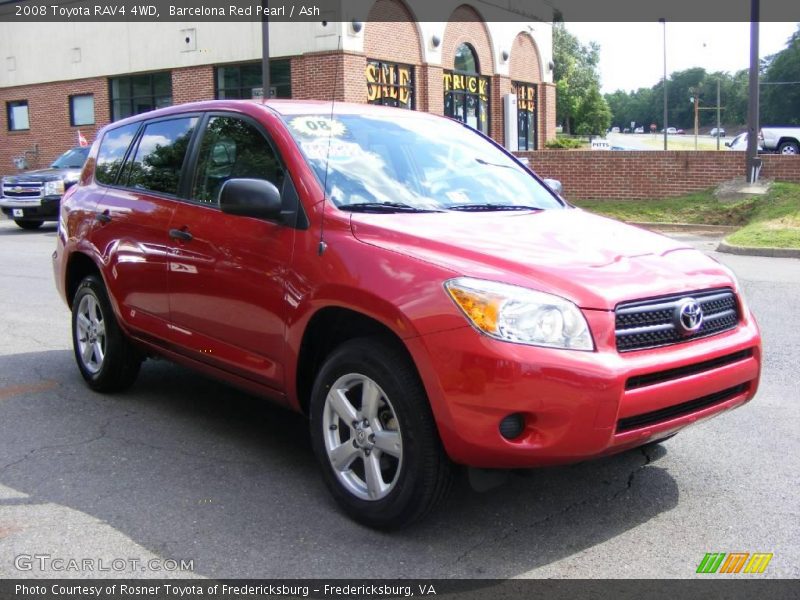 Barcelona Red Pearl / Ash 2008 Toyota RAV4 4WD
