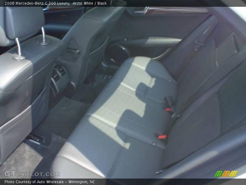 Arctic White / Black 2008 Mercedes-Benz C 300 Luxury
