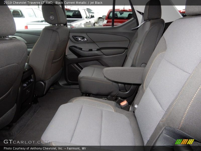 Black Current Metallic / Jet Black 2019 Chevrolet Traverse LT AWD