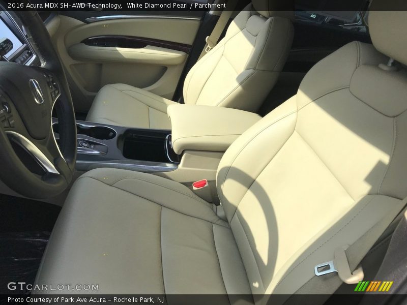 White Diamond Pearl / Parchment 2016 Acura MDX SH-AWD Technology