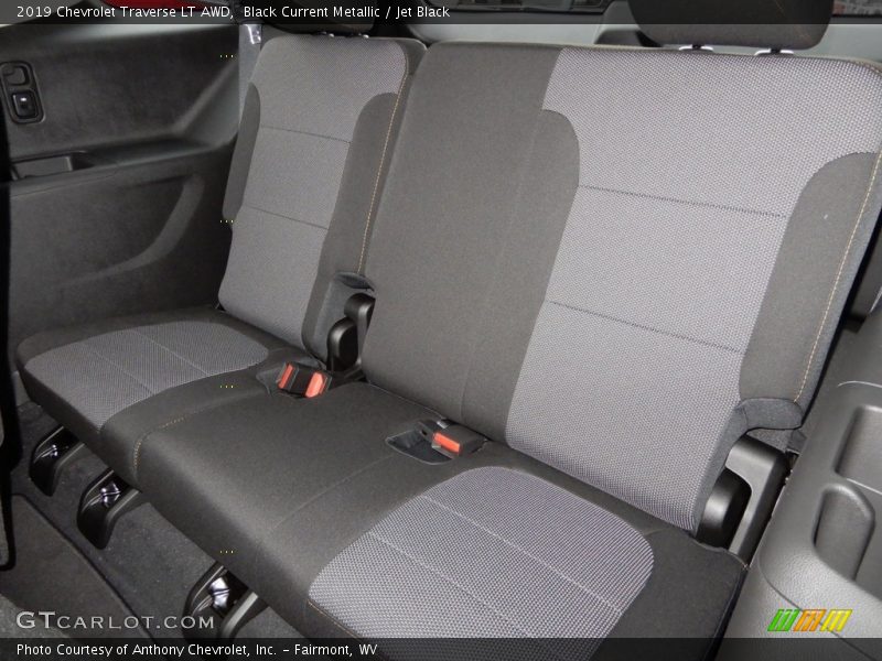 Black Current Metallic / Jet Black 2019 Chevrolet Traverse LT AWD