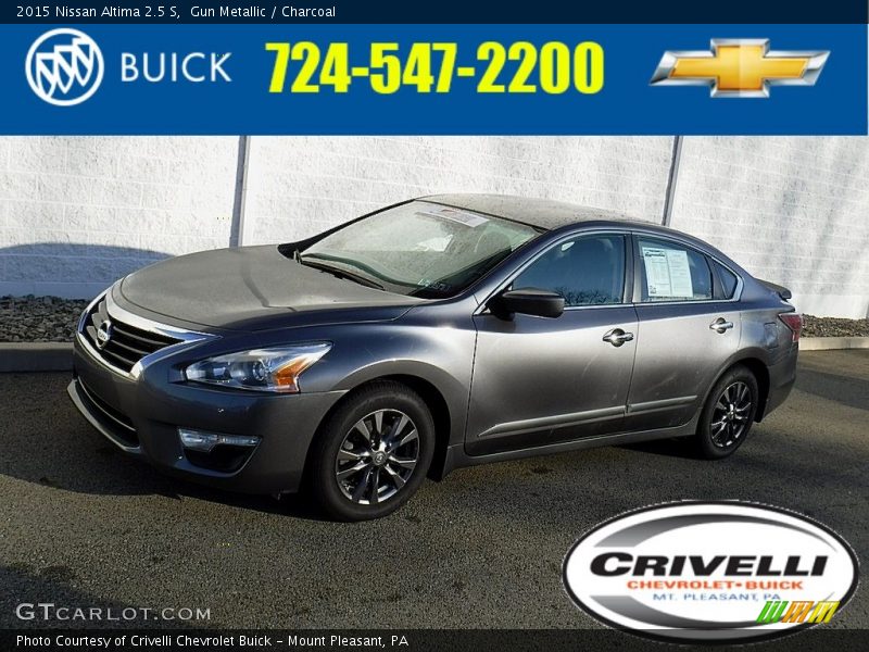 Gun Metallic / Charcoal 2015 Nissan Altima 2.5 S