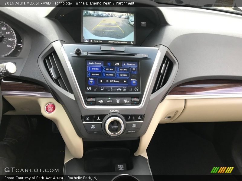 White Diamond Pearl / Parchment 2016 Acura MDX SH-AWD Technology