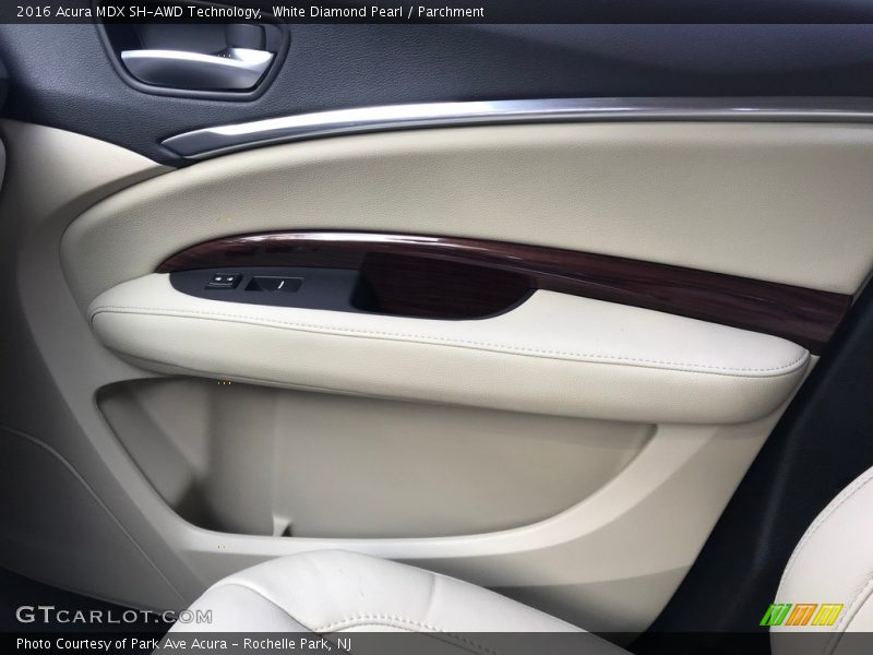 White Diamond Pearl / Parchment 2016 Acura MDX SH-AWD Technology