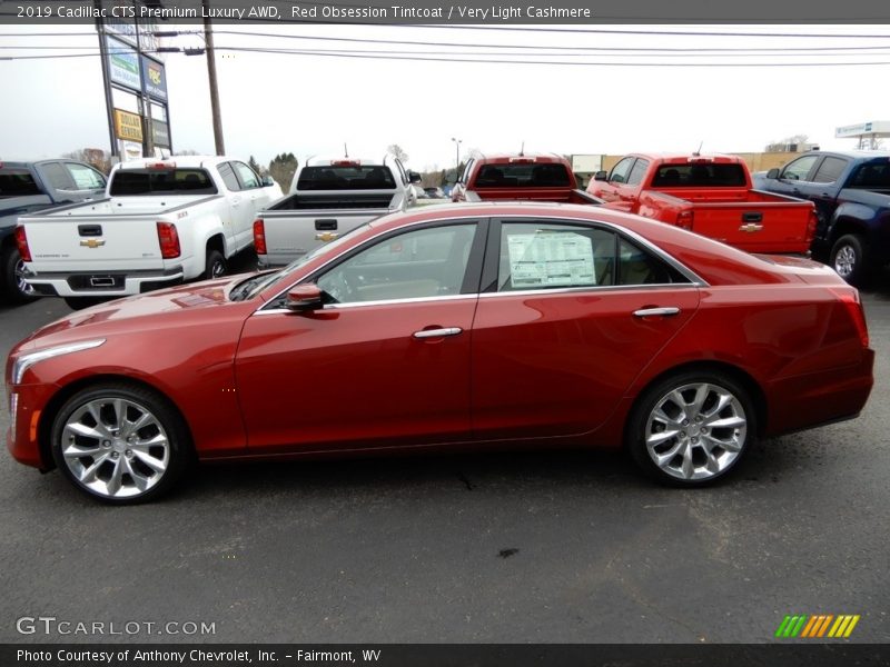  2019 CTS Premium Luxury AWD Red Obsession Tintcoat