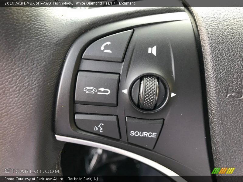 White Diamond Pearl / Parchment 2016 Acura MDX SH-AWD Technology