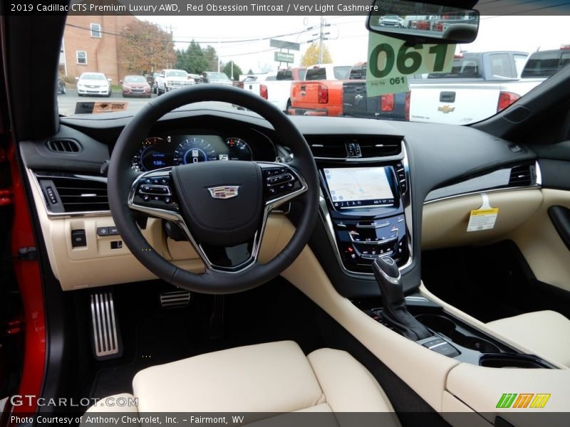  2019 CTS Premium Luxury AWD Very Light Cashmere Interior