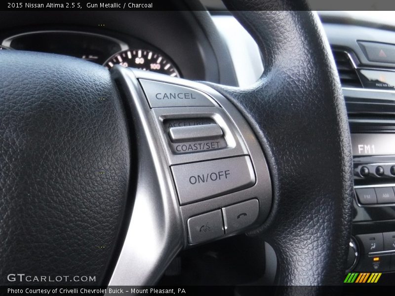 Gun Metallic / Charcoal 2015 Nissan Altima 2.5 S