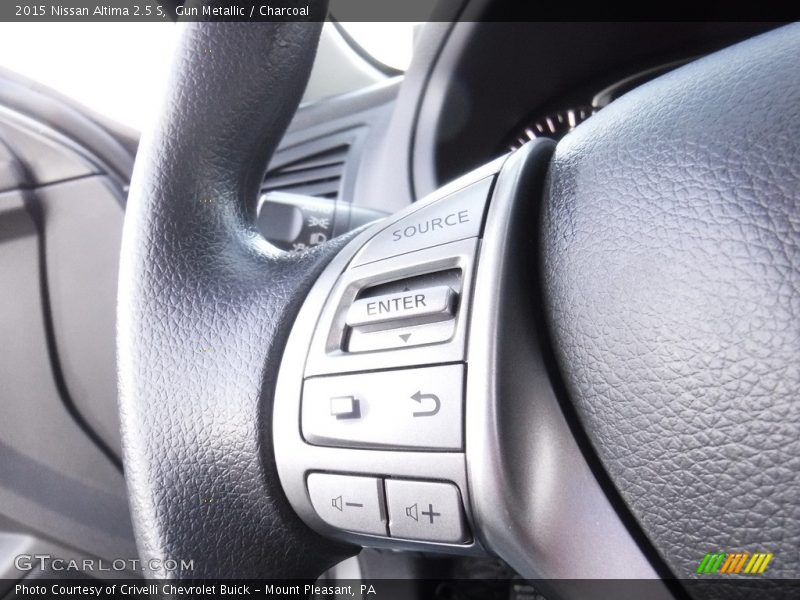 Gun Metallic / Charcoal 2015 Nissan Altima 2.5 S