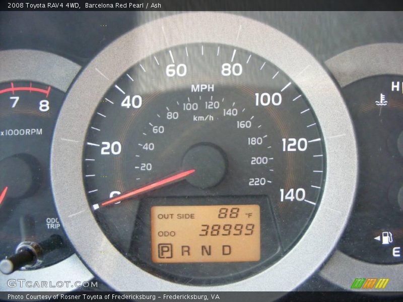 Barcelona Red Pearl / Ash 2008 Toyota RAV4 4WD
