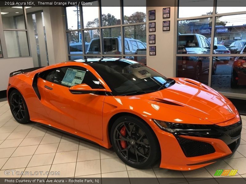 Thermal Orange Pearl / Ebony 2019 Acura NSX